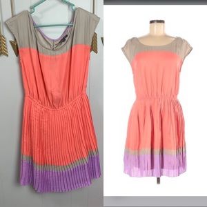American Eagle Color Block Open Back Dress M